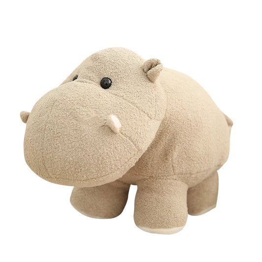 “Cute Elephant & Hippo Plush Toy – Soft Stuffed Animal Gift for Kids”