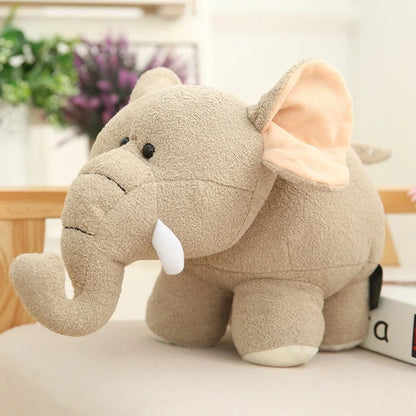 “Cute Elephant & Hippo Plush Toy – Soft Stuffed Animal Gift for Kids”