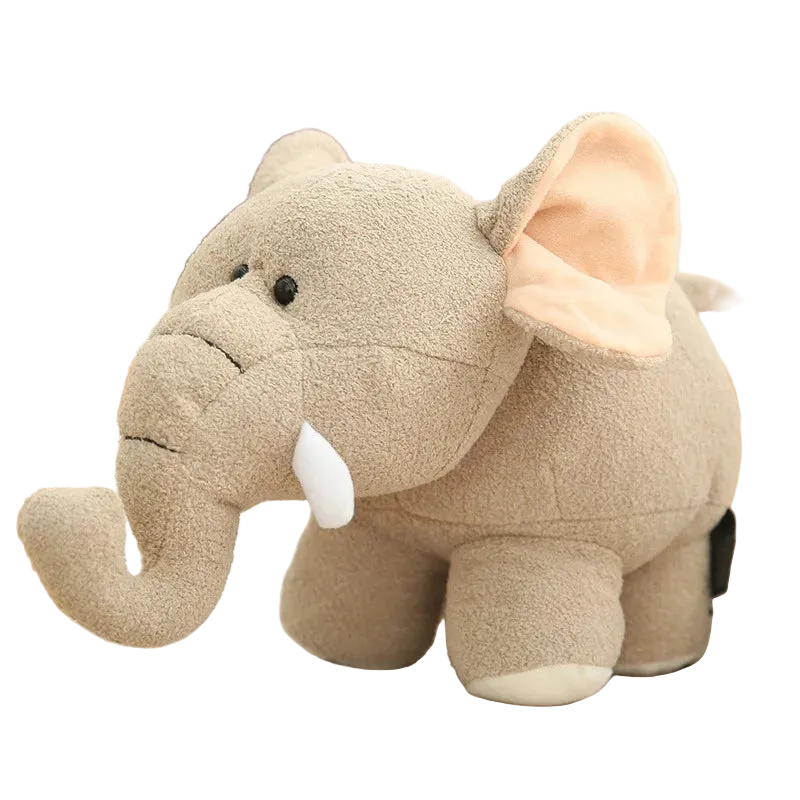 “Cute Elephant & Hippo Plush Toy – Soft Stuffed Animal Gift for Kids”