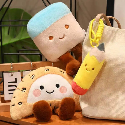 Plush Toys - Ruler, Pencil and Eraser - Magic Study Set