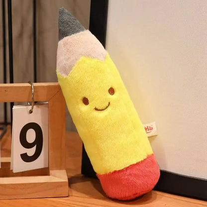 Plush Toys - Ruler, Pencil and Eraser - Magic Study Set